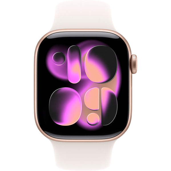 Apple Watch roségold, Aluminium, 42 mm, bracelet sport blassrosa M/L - Apple