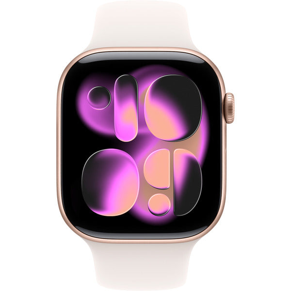 Apple Watch roségold, Aluminium, 46 mm, bracelet sport blassrosa S/M, Cellular - Apple