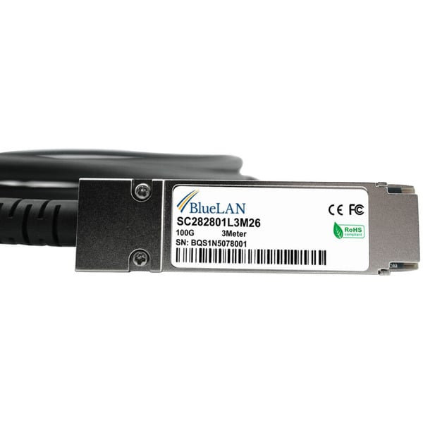 € 81,43 BlueOptics BlueLAN Direct Attach câble kompatibel zu Juniper JNP-100G-DAC-3M QSFP28 - BlueOptics - vue 3