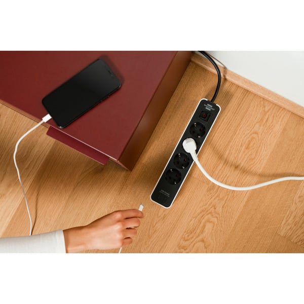 Brennenstuhl Ecolor Steckdosenleiste 4-fach, 2x USB-C - Brennenstuhl - vue 8