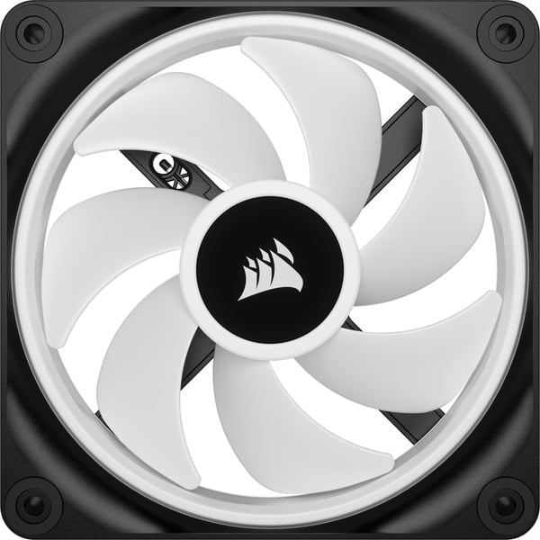 Corsair iCUE LINK QX120 RGB 120-mm-PWM-Lüfter, Gehäuselüfter - Corsair - vue 4