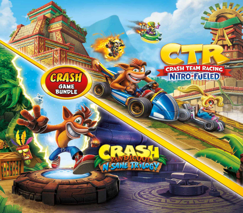 Crash Bandicoot Bundle - N. Sane Trilogy + CTR Nitro-Fueled AR XBOX One /