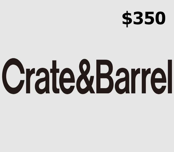 Crate and Barrel $350 Gift Card