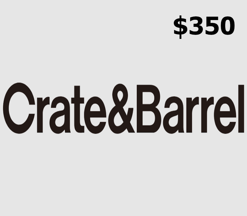 Crate and Barrel $350 Gift Card
