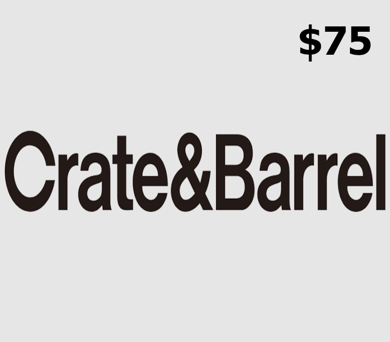 Crate and Barrel $75 Gift Card