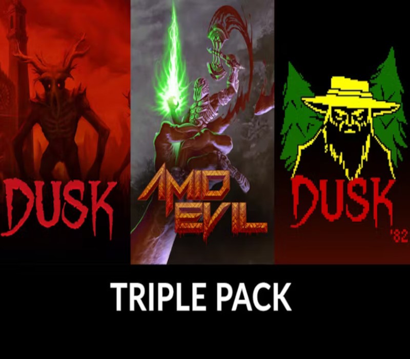 DUSK & AMID EVIL & DUSK '82 Ultimate Edition Triple Pack Bundle