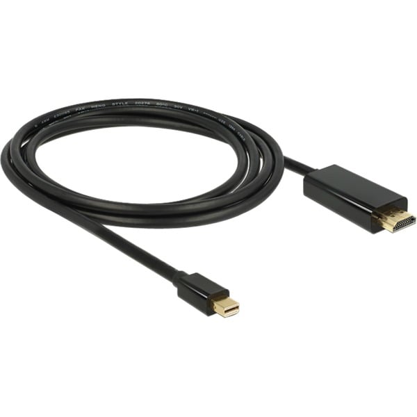 DeLOCK Adapterkabel miniDP Stecker > HDMI-A Stecker - DeLOCK - vue 2