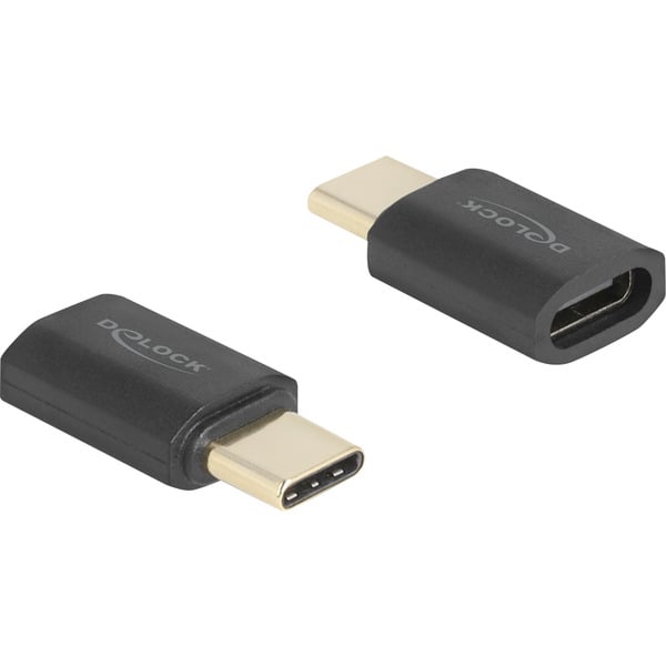 DeLOCK USB4 Gen 3x2 Adapter USB-C Stecker > Buchse 40Gbps 8K 60Hz - DeLOCK