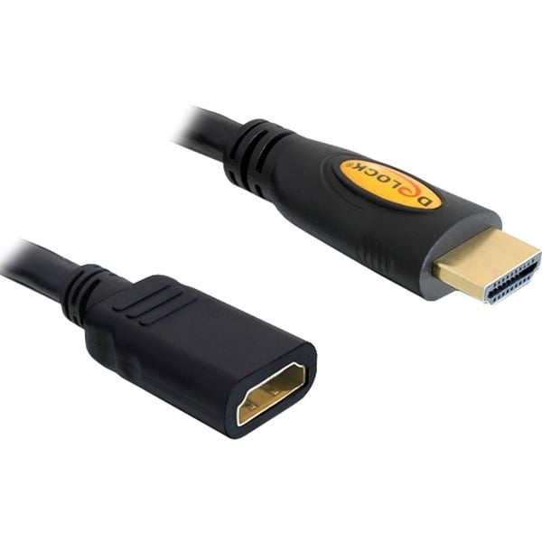 DeLOCK Verlängerungskabel High Speed HDMI avec Ethernet, HDMI A Stecker > HDMI A Buchse - DeLOCK