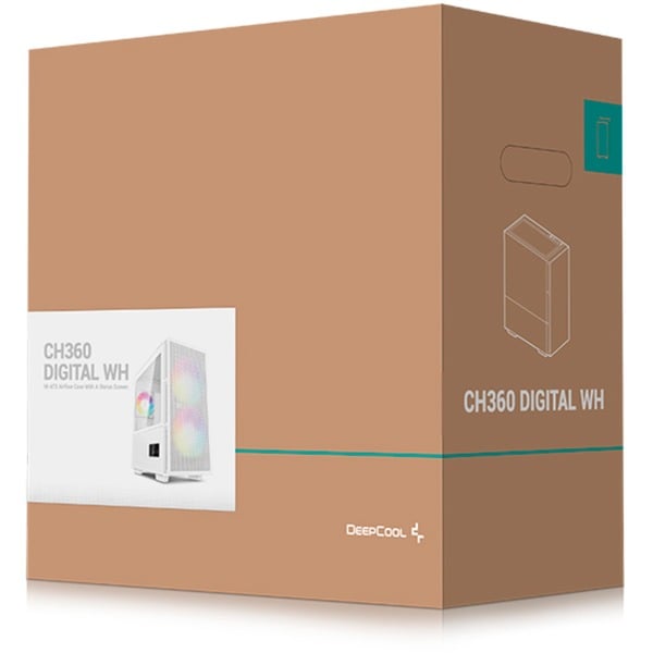 DeepCool CH360 DIGITAL, Tower-Gehäuse - DeepCool - vue 14