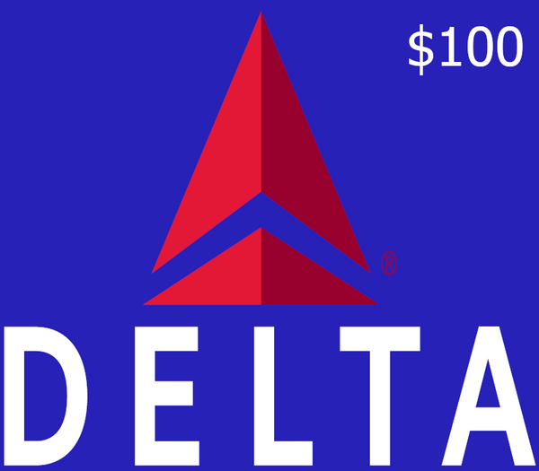 Delta Air Lines $100 Gift Card