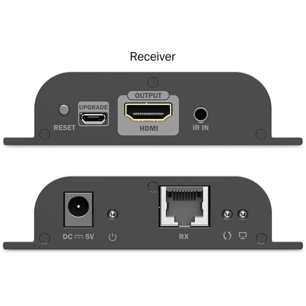 Digitus 4K Video Extender USB-C > HDMI, 200 mètre, HDMI Verlängerung - Digitus - vue 4