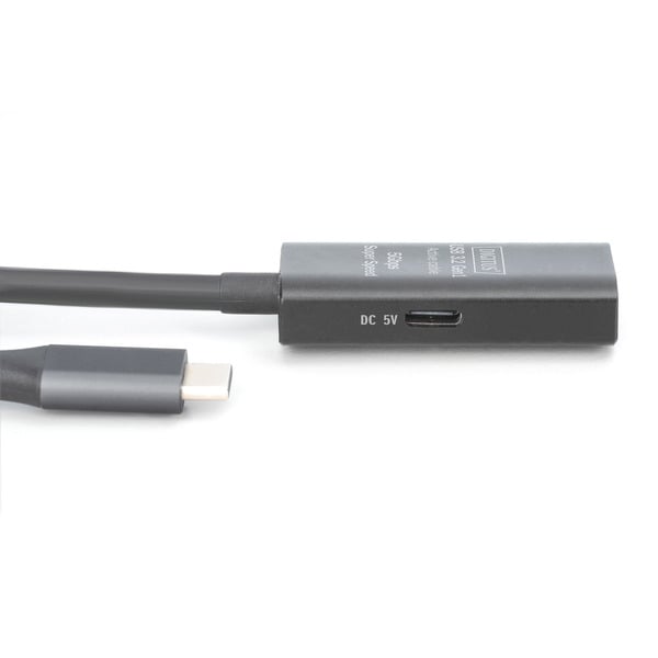 Digitus Aktives USB 3.2 Gen 1 Verlängerungskabel, USB-C Stecker > USB-A Buchse - Digitus - vue 3