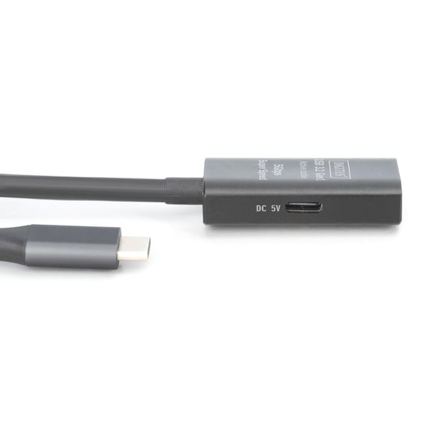 Digitus Aktives USB 3.2 Gen 1 Verlängerungskabel, USB-C Stecker > USB-C Buchse - Digitus - vue 3