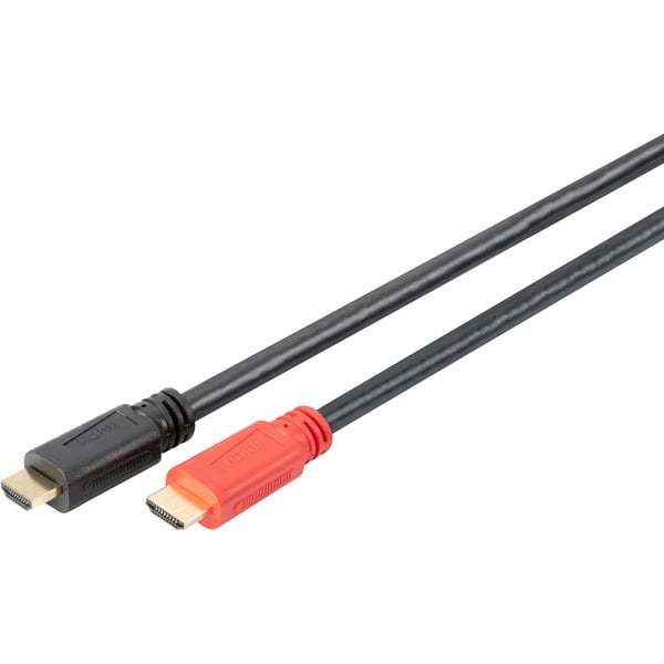 (€ 1,84 / 1 m) Digitus HDMI High Speed Anschlusskabel avec Ethernet et Signalverstärker - Digitus