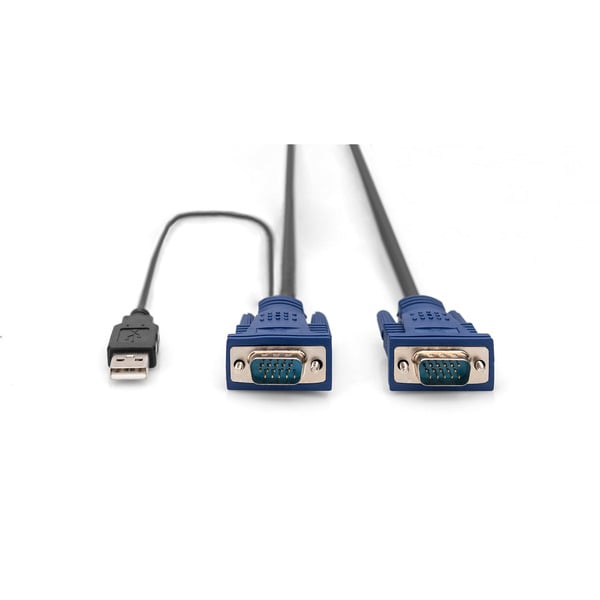 Digitus KVM-Kabelsatz USB DS-19231, pour KVM-Konsolen, Y-câble - Digitus - vue 2