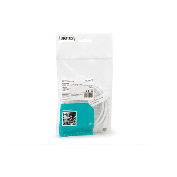 Digitus USB 2.0 Silikon-Anschlusskabel USB-A > USB-C - Digitus - vue 7