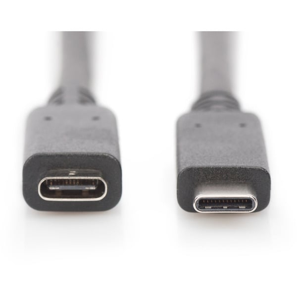 (€ 5,03 / 1 m) Digitus USB 2.0 Verlängerungskabel, USB-C Stecker > USB-C Buchse - Digitus - vue 2