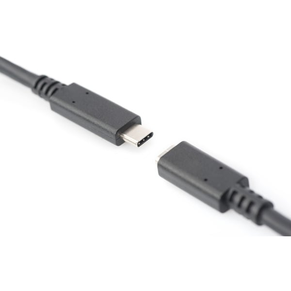 (€ 5,87 / 1 m) Digitus USB 3.2 Gen 2 Verlängerungskabel, USB-C Stecker > USB-C Buchse - Digitus - vue 3