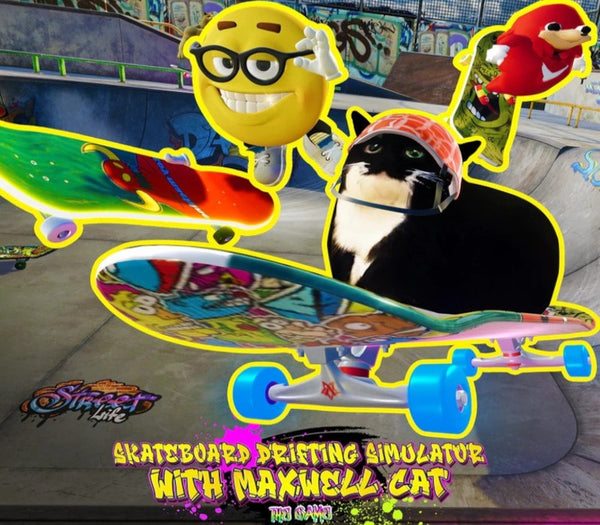 Drifting with Maxwell Cat: The Game