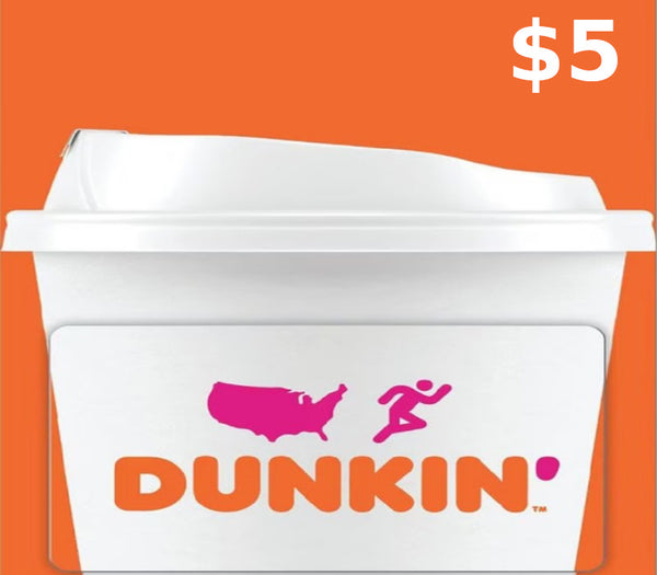 Dunkin Donuts S$5 Gift Card SG