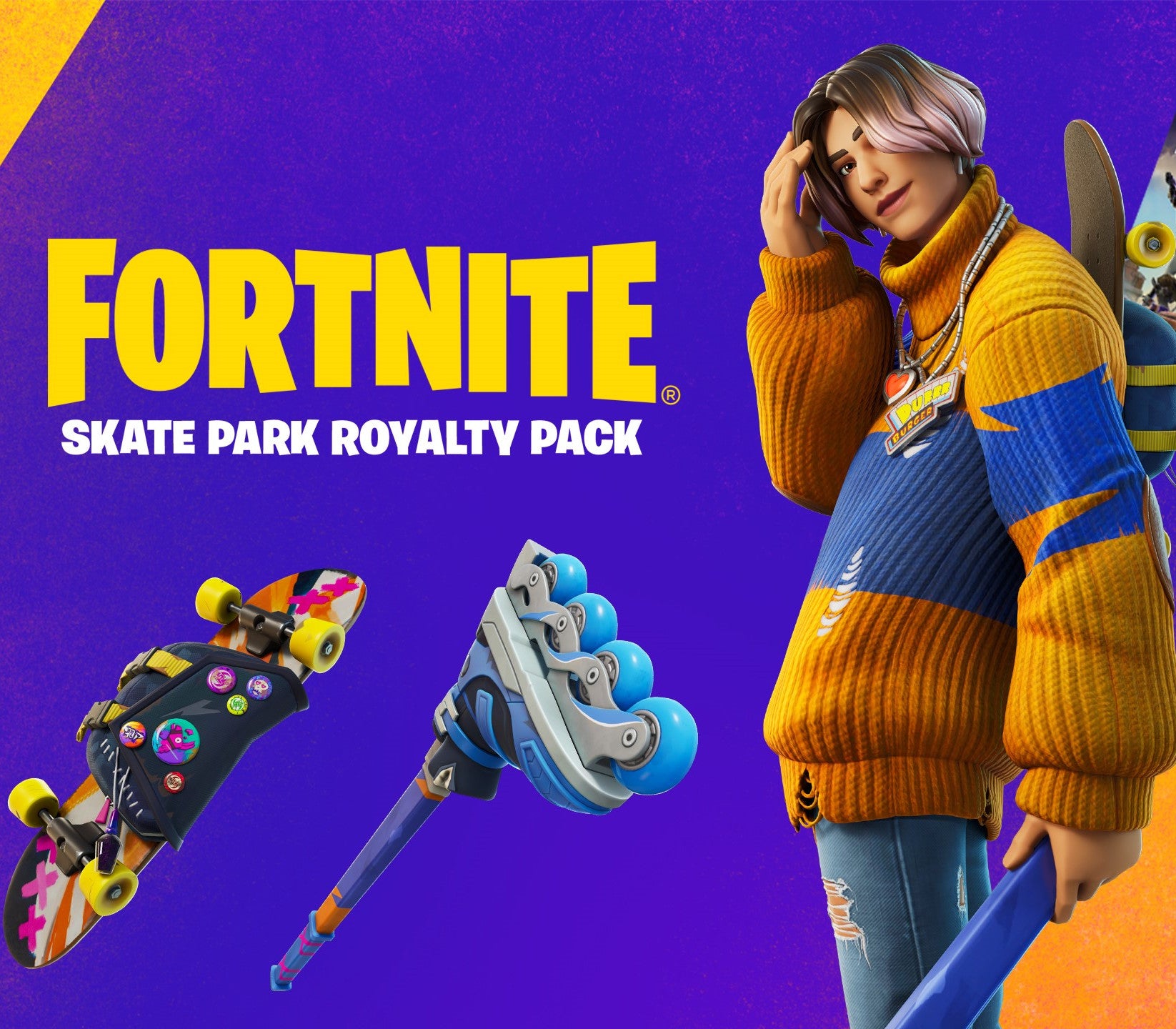 Fortnite - Skate Park Royalty Pack DLC AR XBOX One /
