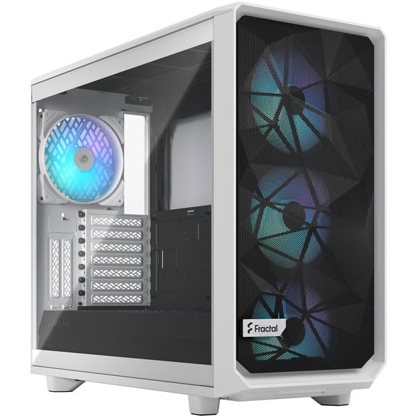 Fractal Design Meshify 2 RGB White TG Clear Tint, Tower-Gehäuse - Fractal Design