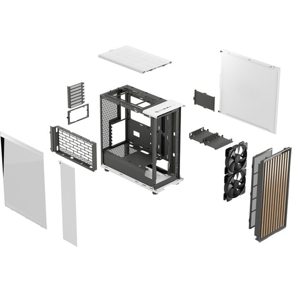 Fractal Design North Chalk White TG Clear, Tower-Gehäuse - Fractal Design - vue 16