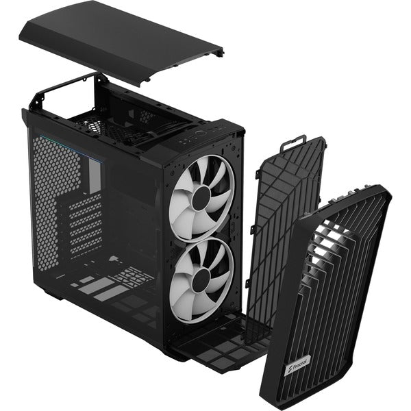 Fractal Design Torrent Compact RGB Black TG Light Tint, Tower-Gehäuse - Fractal Design - vue 12