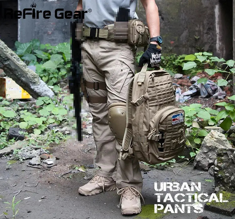 Pantalon Cargo Militaire en Coton pour Homme - ReFire Gear aliexpress