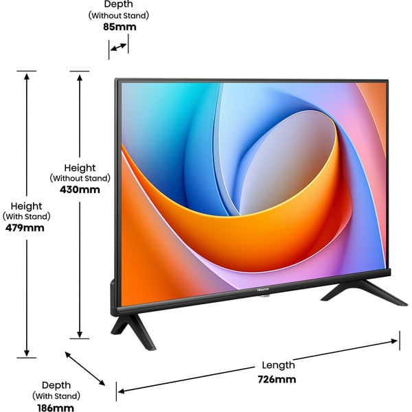 Hisense 32E4QT, LED-Fernseher - Hisense - vue 8