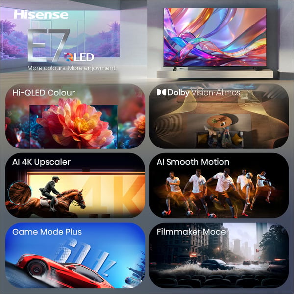 Hisense 50E7S Hi-QLED-Fernseher - Hisense - vue 6