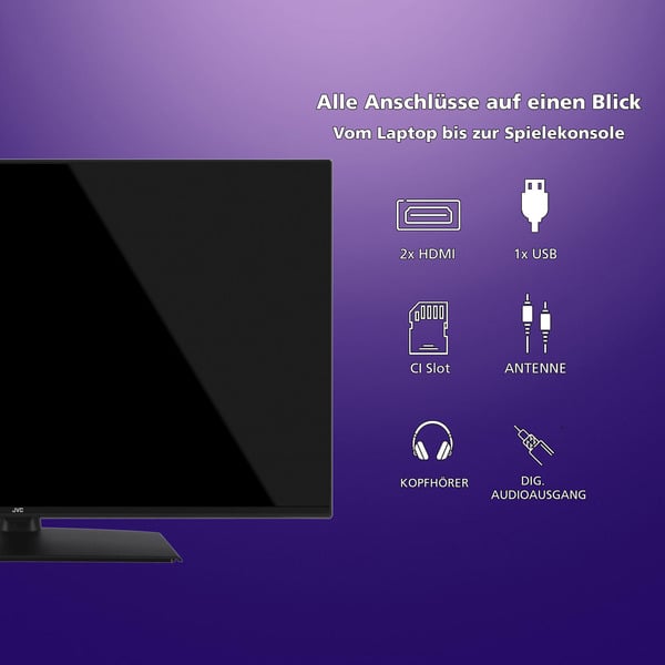 JVC LT-40VF4455, LED-Fernseher - JVC - vue 3