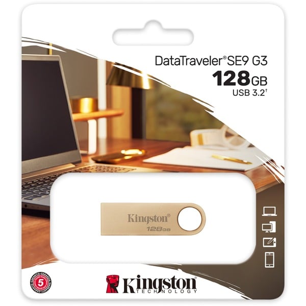 Kingston DataTraveler SE9 G3 128 GB, USB-Stick - Kingston - vue 3
