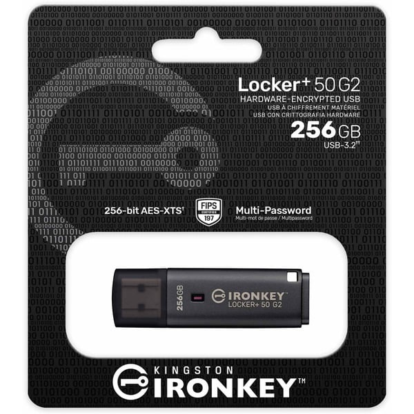 Kingston IronKey Locker+ 50 G2 256 GB, USB-Stick - Kingston - vue 4