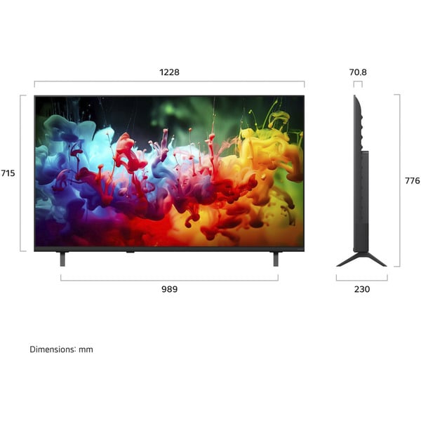 LG 55QNED7EB3C, QNED-Fernseher - LG - vue 2