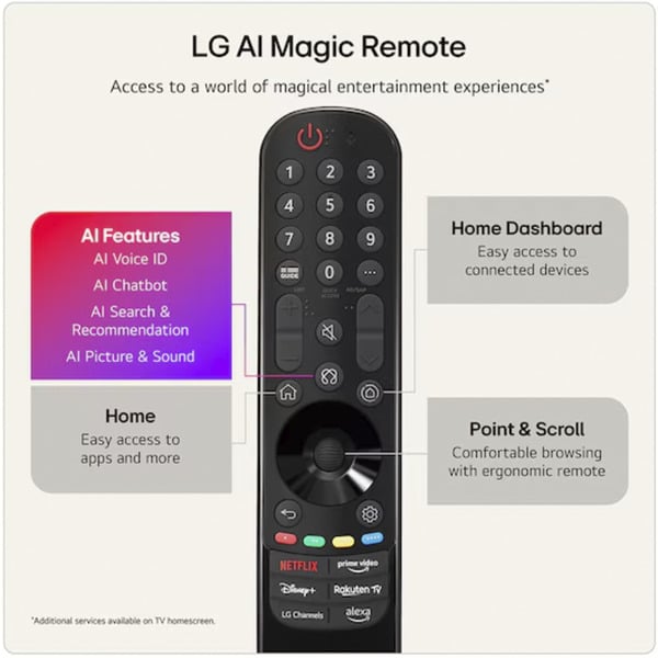 LG 55QNED7EB3C, QNED-Fernseher - LG - vue 7