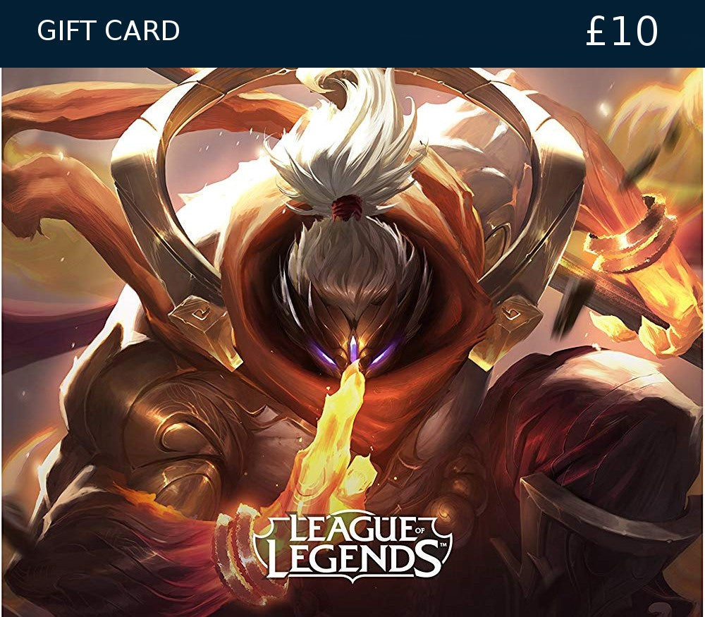 League of Legends 10 GBP Prepaid RP Card