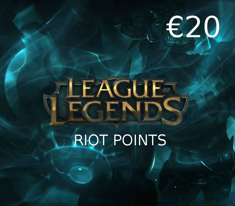League of Legends 20 EUR Prepaid RP Card