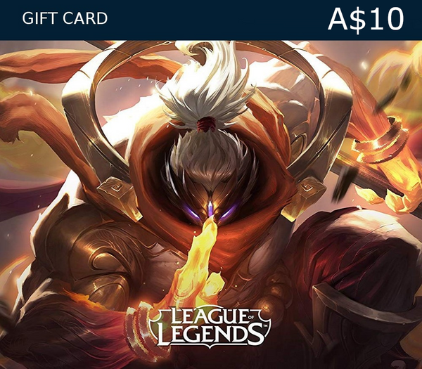 League of Legends A$10 Prepaid RP Card AU