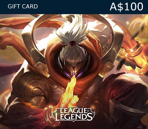 League of Legends A$100 Prepaid RP Card AU