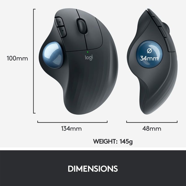 Logitech ERGO M575 for Business, Trackball - Logitech - vue 9