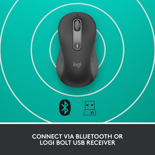 Logitech Signature M650 L Left Wireless, souris - Logitech - vue 5