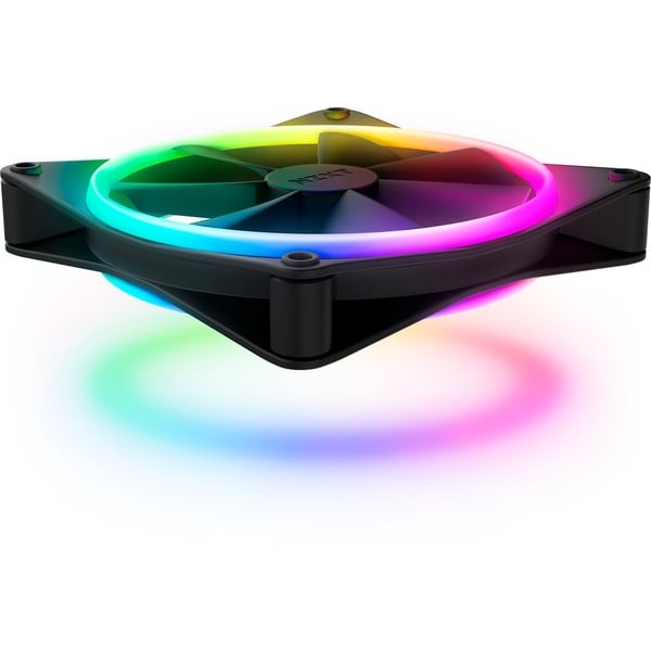 NZXT F140 RGB DUO Single 140x140x25, Gehäuselüfter - NZXT - vue 3