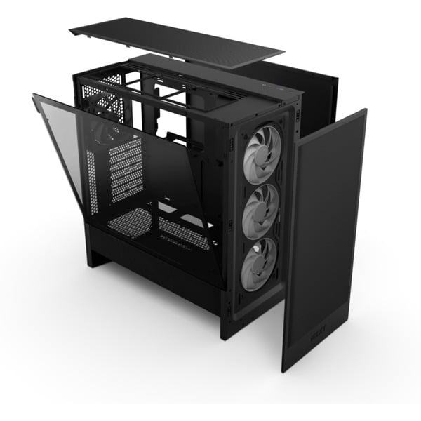 NZXT H5 Flow RGB ( 2024 ), Tower-Gehäuse - NZXT - vue 4