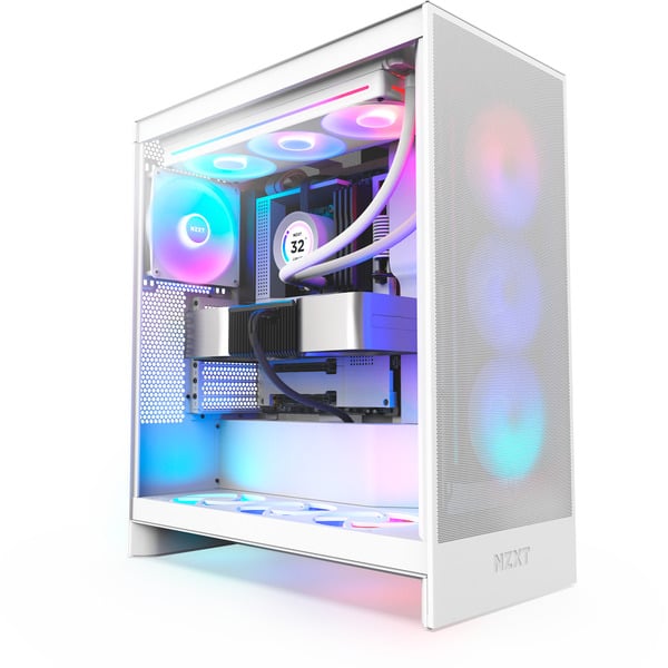 NZXT H7 Flow RGB ( 2024 ), Tower-Gehäuse - NZXT - vue 4