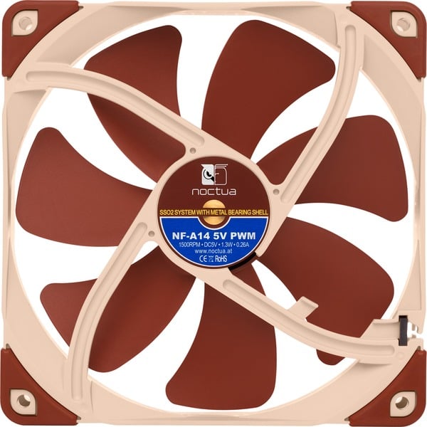 Noctua NF-A14 5V PWM, Gehäuselüfter - Noctua - vue 2