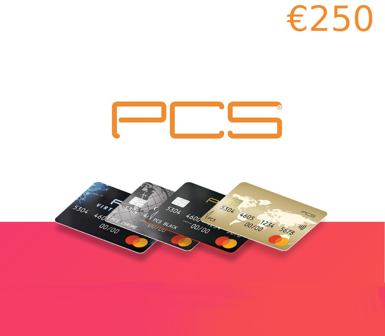 PCS Mastercard Recharge EUR 250