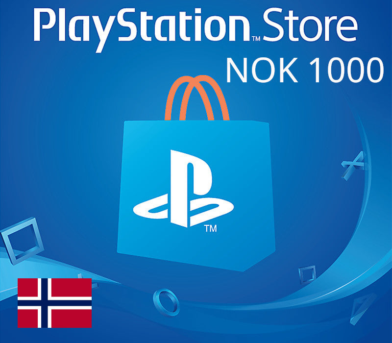 PlayStation Network NOK 1000 Gift Card NO
