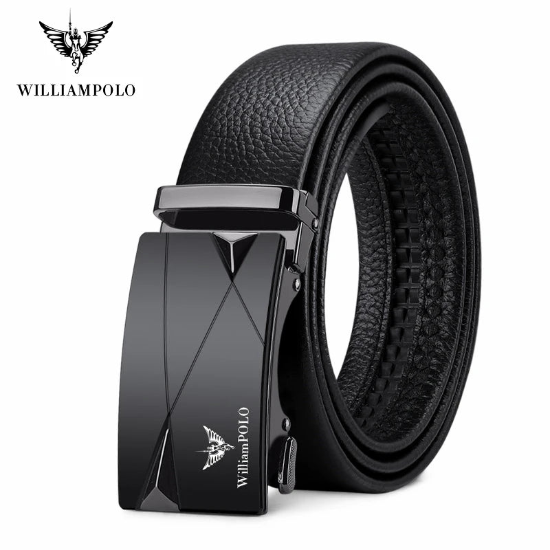 Ceinture en cuir véritable homme, luxe & automatique | Wayne Outfitters aliexpress